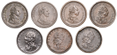 Not Local: ‘St Patrick Apos. 432’, Pennies (3), 1806 (2), 16.68g/6h (W 1955), 15.14g/5h (W 1956), 1815,...
