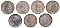 Not Local: ‘St Patrick Apos. 432’, Pennies (3), 1806 (2), 16.68g/6h (W 1955), 15.14g/5h (W 1956), 1815,...