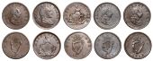 Not Local: ‘Halfpenny Token’, Halfpence, 1819 (3), 7.71g/6h (W 1995), 7.53g/6h (W 1996), 7.39g/6h (W 1997);...