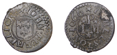 17th Century Tokens, CORNWALL, Helston, John Penhelick, Farthing, 1666, 0.67g/6h (N 540; BW. 17). Earthy patina,...