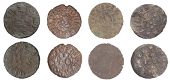 17th Century Tokens, CORNWALL, Marazion, Thomas Corey, Farthing, 1668, 0.49g/6h (N 554; BW. 44); Penzance, John...