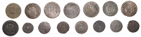 17th Century Tokens, DORSET, Dorchester, Borough Farthings, 1669 (6), 1.15g/12h (N 883; BW. 53-6), 1.83g/12h (N 886;...