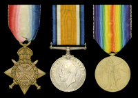 Three: Private C. Willetts, Middlesex Regiment

1914 Star (L-13844 Pte. C. Willetts. 2/Middx: R.); British War and...