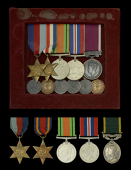 Five: Corporal J. Stickley, Middlesex Regiment
1939-45 Star; France and Germany Star; Defence and War Medals...