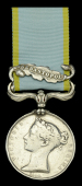 Crimea 1854-56, 1 clasp, Sebastopol (Pte. Timy. Sheehan. 57th. Ft.) contemporarily engraved naming, heavily...