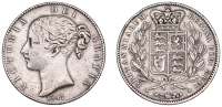 Victoria (1837-1901), Crown, 1847, edge xi (ESC 2567; S 3882). Fine	 £90-£120