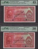 Banco Nacional Ultramarino, Portuguese Guinea, specimen 50 Escudos (2), 27 March 1947, no serial number, Francisco...