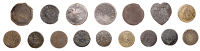 17th Century Tokens, GLOUCESTERSHIRE, Cirencester, Borough Farthings, 1668 (2), 1.55g/12h (E 36; N 1616; BW. 44),...