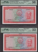 Banco Nacional Ultramarino, Portuguese Guinea, printers archival specimen 1000 Escudos (2), 30 April 1964, serial...