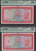 Banco Nacional Ultramarino, Portuguese Guinea, printers archival specimen 1000 Escudos (3), 30 April 1964, serial...