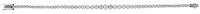 An Art Deco diamond line bracelet, the graduated brilliant-cut diamonds each within an hexagonal-shaped setting,...