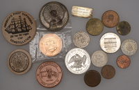United States of America, Cincinnati Milacron, 1973, a silver advertising medal, stylised penny of Offa, moneyer...