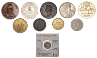 LONDON, Edward Whelan, Coin and Antiquities Dealer, 1848, a brass advertising Token, Romulus and Remus under...