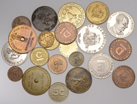 BIRMINGHAM, Scan Coin Ltd., Miscellaneous Tokens (11), c. 1970s, in copper and brass, issued by the Birmingham Mint...