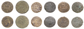 17th Century Tokens, SOMERSET, Crewkerne, Roger Brewer, Farthing, 1668, 0.73g/12h (N 4018; BW. 106); Edward...