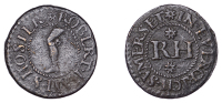 17th Century Tokens, SOMERSET, Evercreech, Robert Hayes, Farthing, 1.46g/12h (N –; DY 27; BW. 123). About fine,...