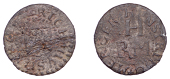 17th Century Tokens, SOMERSET, Henstridge, Rich. Huson, Farthing, 0.61g/12h (N 4058; BW. 157). Mediocre, rare; the...
