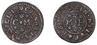 17th Century Tokens, SOMERSET, Kilve, Charlls Michell, Farthing, 1670, 1.79g/6h (N 4072; BW. 174). Fine, rare; the...
