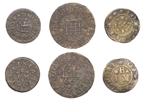 17th Century Tokens, SOMERSET, Langport, Borough Farthing [John Michell], 1667, 2.50g/9h (N 4073; BW. 175); John...