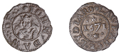 17th Century Tokens, SOMERSET, Lydeard St Lawrence, John Daw, Farthing, 1671, 0.76g/9h (N 4077; BW. 179). Good fine,...