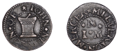17th Century Tokens, SOMERSET, Milverton, John Newton, Farthing, 1.07g/6h (N 4080; BW. 186). About very fine,...