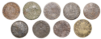 17th Century Tokens, SOMERSET, Shepton Mallet, Richard Barnard, Farthing, 1.03g/6h (N 4098; BW. 207); Will Browne,...