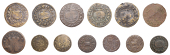 17th Century Tokens, SOMERSET, Taunton, Borough Farthings (6), undated, 2.94g/9h (N 4111; BW. 226), 1667 (5),...