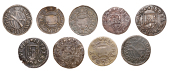 17th Century Tokens, SOMERSET, Taunton, Hugh Graye, Farthing, 1666, 0.59g/6h (N 4133; BW. 253); Robart Gray,...