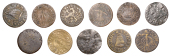 17th Century Tokens, SOMERSET, Taunton, Robert Midleton, Farthing, 0.60g/6h (N 4151; BW. 266); Mathew Munday,...