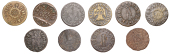 17th Century Tokens, SOMERSET, Taunton, John Satchell, Farthing, 1655, 0.79g/6h (N –; DY 63:1; BW. 279); Robert...