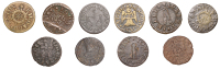 17th Century Tokens, SOMERSET, Taunton, John Satchell, Farthing, 1655, 0.79g/6h (N –; DY 63:1; BW. 279); Robert...