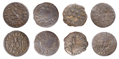 17th Century Tokens, SOMERSET, Wincanton, William Ivy, Farthings, 1659 (2), 0.61g/3h (N 4171 obv., different rev.;...
