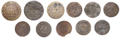 17th Century Tokens, WILTSHIRE, Aldbourne, John Adee, Farthing, 1656, 1.08g/12h (N 5404; BW. 1), Richard Clark,...