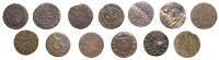 17th Century Tokens, WILTSHIRE, Calne, James Bartlett, Farthing, 1669, 0.63g/6h (N 5426, this piece; BW. 22), John...