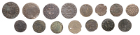 17th Century Tokens, WILTSHIRE, Marlborough, Borough Farthings, 1668 (2), 2.07g/12h (N 5504; BW. 123-5), 1.11g/6h (N...