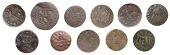 17th Century Tokens, WILTSHIRE, Sherston Magna, Thomas Davis, Farthing, 1651, 0.83g/12h (N 5590b, this piece; BW....