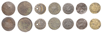 17th Century Tokens, WILTSHIRE, Warminster, James Eliott, Farthing, 1.12g/6h (N 5612; BW. 257), John Slade,...
