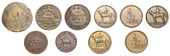 Miscellaneous Tokens and Checks, GLOUCESTERSHIRE, Bristol, The Dolphin [Marlborough Street], George Wigens, brass...