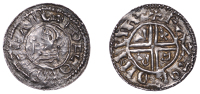Hiberno-Scandinavian Period, Sihtric, Phase I, Penny, Dublin, Fastolf, in imitation of CRVX coinage, in the name of...