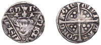 Edward I (1272-1307), Second coinage, Second coinage, Penny, type III, Cork, small pellet in each angle of triangle,...