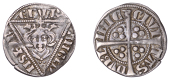 Edward I (1272-1307), Second coinage, Penny, class Ia, Dublin, trefoil of pellets below bust, 1.31g/1h (S 6246A; DF...