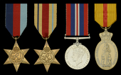 A Netherlands Life Saving group of four awarded to Assistant Mechanic J. W. Harris, R.N.L.I. Torbay Lifeboat, for...