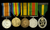 Five: Major W. F. Ball, Devonshire Regiment, who was wounded in action at Polderhoek in October 1917

British War...