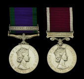 Pair: Sergeant D. M. Ginn, Devonshire and Dorset Regiment

General Service 1962-2007, 1 clasp, Northern Ireland...