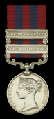 India General Service 1854-95, 2 clasps, N.E. Frontier 1891, Burma 1889-92, second clasp loose on riband, with top...