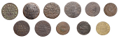 17th Century Tokens, KENT, Faversham, Robert Hogben, Halfpence (2), 2.21g/3h, 1.65g/12h (both N 2561; BW. 271),...