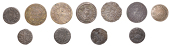17th Century Tokens, KENT, Maidstone, Thomas Bond, Farthings, 1666 (2), 1.33g/12h, 1.16g/12h (both N 2627; BW. 380);...