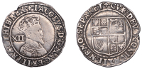 James I (1603-1625), Second coinage, Shilling, mm. lis, third bust, 5.87g/10h (N 2099; S 2654). Fine but light...