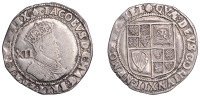 James I (1603-1625), Second coinage, Shilling, mm. escallop, fourth bust, 5.79g/5h (N 2100; S 2655). Weak on face,...