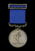 The Regimentally rare Royal Humane Society Bronze Medal awarded to Private W. J. Wyatt, Devonshire Regiment

Royal...
